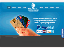 Tablet Screenshot of multimediadominicana.com